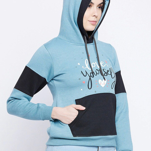 2025 femmes de haute qualité pull à capuche décontracté en gros Logo personnalisé vêtements de sport d'hiver Polyester coton à capuche col - Product Image 2