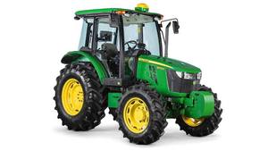 Tracteur avec chargeur John Deer 90 chevaux Machines agricoles d'occasion John Deer 6110M - Product Image 2