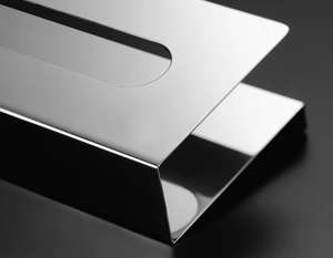 Caja de pañuelos acrílica rectangular antigua, para el hogar de lujo Premium servilletero, diseño moderno de acero inoxidable para bodas - Product Image 4