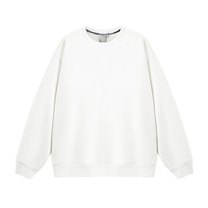 OEM de haute qualité 100% coton polaire à épaules tombantes manches longues hommes imprimé personnalisé pull-over sweatshirts - Product Image 4