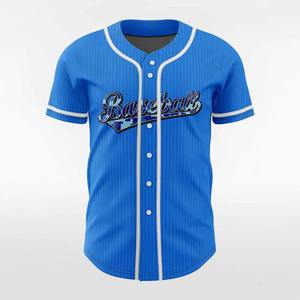 Camiseta de béisbol con estampado personalizado para hombre, novedad en ropa de equipo totalmente personalizada al por mayor, Camiseta deportiva de béisbol para hombre - Product Image 3