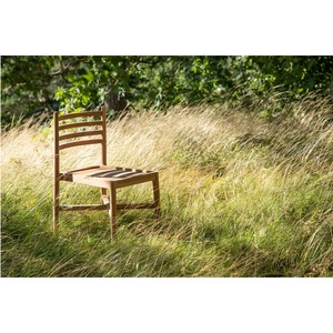 Silla de ocio de madera de teca minimalista ecológica de alta calidad, bambú refrescante hecho en Vietnam para el hogar, comedor, vida al aire libre - Product Image 6