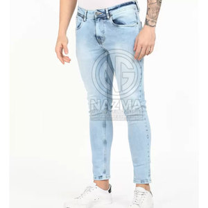 Jeans de qualité supérieure, couleur unie, pour hommes, nouvelle collection, prix raisonnable, utilisation en extérieur, pantalons pour hommes - Product Image 2