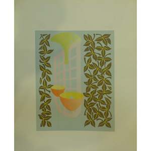 Lienzo con estampado original a mano en español, listo para colgar, para decoración de pared del hogar, 13 x 14, Abcp-249 - Product Image 1