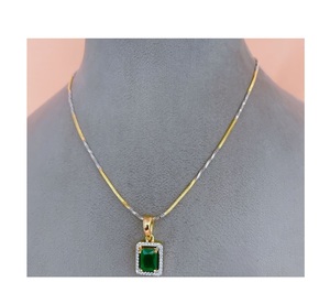 Conjunto de Collar y Pendientes con Acabado Dorado y Plateado Radiante y Elegante con Piedras de Circonita Cúbica para Mujer, Ideal para Fiestas - Product Image 2