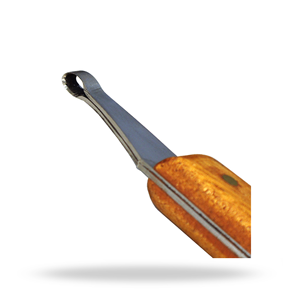 Cuchillo de bucle pequeño para abscesos, herramienta de herrador para el cuidado y tratamiento de pezuñas de caballos - Product Image 3