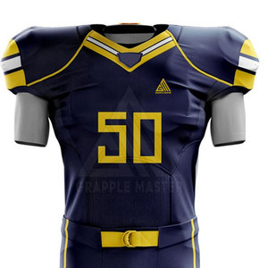 Uniforme de Fútbol Americano Profesional de Alta Calidad para Hombre, Talla Grande, Cómodo y Transpirable, con Patrón de Números - Product Image 3