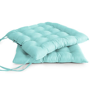 Coussins décoratifs en bambou texturé 40x40x5cm pour chaise, canapé, salle à manger - Ensemble de coussins de siège, coussins lombaires, coussins de siège - Product Image 2