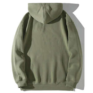 High Quality Cotton Terry Oversize <b>Hoodie</b> <b>Thick</b> Drop Shoulder Plain Blank Custom <b>Men</b> Hoodies - Product Image 3