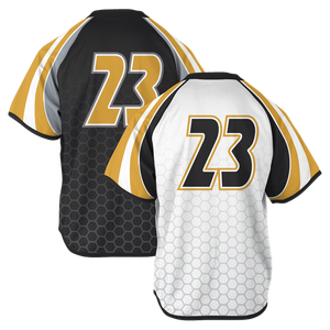 Sublimación personalizada Lacrosse uniforme Jersey Penny Shorts hombres mujeres Reversible caja campo entrenamiento OEM ODM servicio camiseta de fútbol - Product Image 1