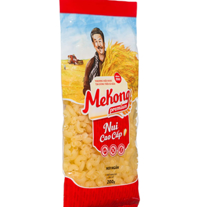 Premium Short Yellow Macaroni Pasta 200g Healthy <b>Wheat</b> Pasta Natural Ingredient Vietnam Supplier Manufacturer OEM - Product Image 2