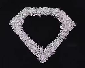 Diamante brillante redondo pequeño de Color D blanco completo de 0,80mm a 4,00mm suelto Natural para la fabricación de joyas exportador de diamantes de la India - Product Image 1