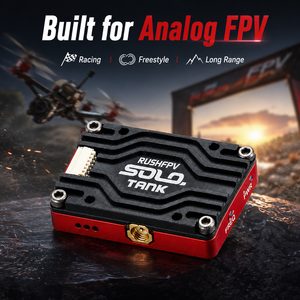 Transmisor de Video Analógico RUSHFPV TANK SOLO 5.8GHz 48CH VTX SmartAudio MMCX 7-36V con Micrófono AGC para Drones de Carreras FPV - Product Image 6