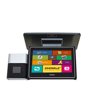 Caisse enregistreuse Zhongji A9, système de point de vente double face, antivol, caisse intelligente, POS pour petites entreprises