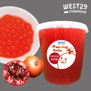 3.2KG 490G 130G HALAL Taiwan Made Bursting Toppings Pomegranate Juice Ball Popping Boba