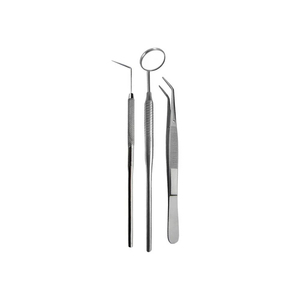 Kit d'examen dentaire Kit d'hygiène dentaire durable avec miroir anti-buée 6 outils en acier inoxydable pour instruments chirurgicaux complets - Product Image 3