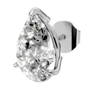 Boucles d'oreilles classiques en moissanite 6 carats, or massif 14 carats et 18 carats pour femmes, fiançailles, mariage, fête, cadeau OEM/ODM - Product Image 4