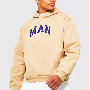 Holesale-Sudadera con capucha de algodón para hombre, prenda deportiva masculina de tamaño estándar 100% algodón, con etiqueta - Product Image 5