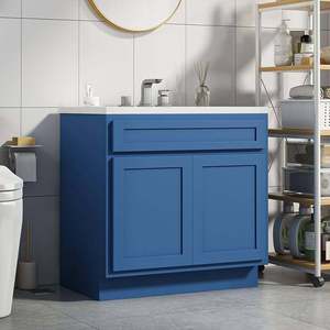 อ่างล้างจานพีวีซีติดผนังโรงแรมหินอ่อนพร้อมกระจก - Product Image 6