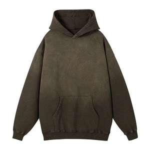 Sun Fade alta calidad 100% algodón lavado ácido Sudadera con capucha lavado viejo suéter piedra lavado de gran tamaño Vintage sudaderas con capucha - Product Image 6