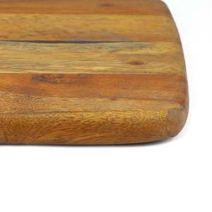 Hand Painted Acacia Wood Chopping Board with Handle for <b>Fruit</b> & <b>Vegetable</b> Preparation - Product Image 3