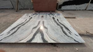 Carreaux en marbre blanc panda de haute qualité, pierre naturelle pour la décoration de sols intérieurs, surface polie, tailles personnalisées, usine - Product Image 3