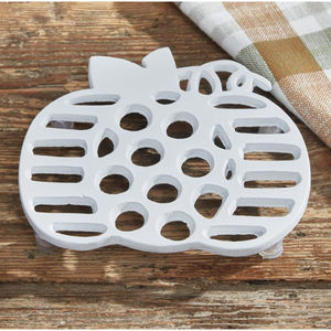 ขาตั้งสามขาสเตนเลสสตีลดีไซน์รูปใบไม้แบบทันสมัยสำหรับป้องกันโต๊ะรับประทานอาหารในห้องครัวและของตกแต่งบ้านเสื่อและแผ่นรองล่าสุด - Product Image 6