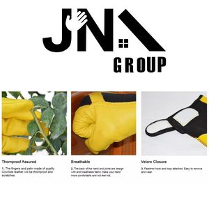 Gants de mécanicien en cuir véritable très résistants pour la protection des mains dans les sports et en plein air - Product Image 4