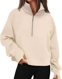 Custom Trending <b>Zip</b> <b>up</b> <b>Hoodies</b> for Women Plus Size Drop Shoulder Boxy Fit Zipper Hooded Oversized Unisex <b>Hoodies</b> Full <b>Zip</b> <b>up</b> - Product Image 5