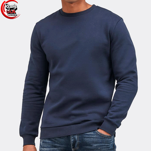 Sudadera de algodón sólido para hombre de alta calidad hecha a medida con cuello redondo y diseño recortado para la temporada de invierno - Product Image 1