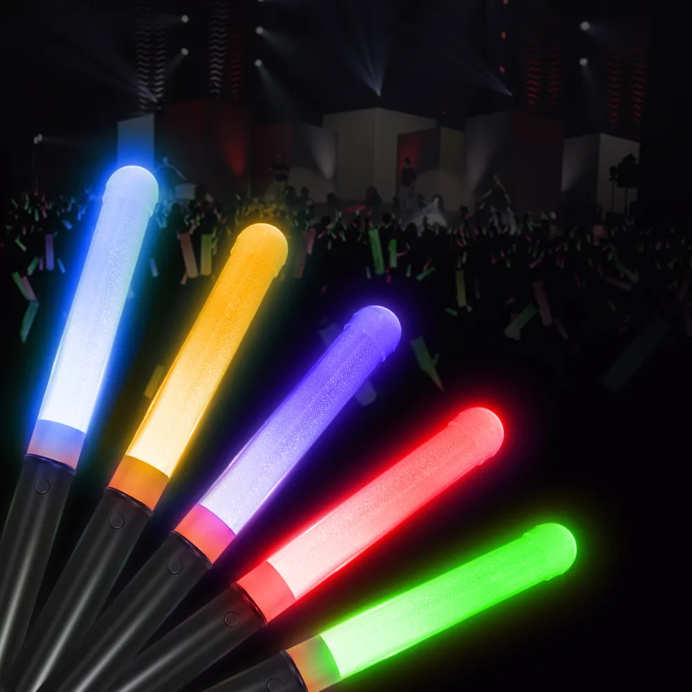 Led Light Stick Rgb Lightsticks Up Rave Accessoires Programmeerbare Glowsticks Party Sticks Bruiloft Concert Idool Lightstick