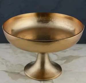 Frutero de metal de aluminio recién llegado con trabajo elegante y forma redonda en diseño moderno de lujo - Product Image 4