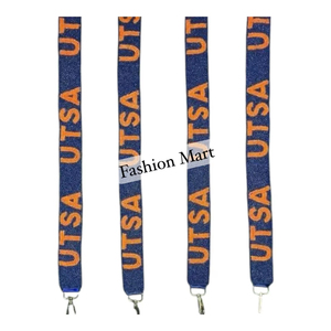 Personnalisable Gameday Statement Beaded Crossbody Purse Straps Cute & Trendy Acrylique & Cotton Accessories - Product Image 1