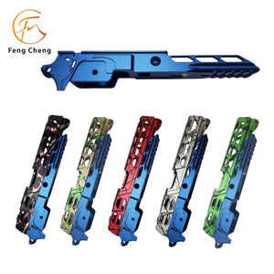 Services de fraisage/perçage CNC personnalisés SQB Taïwan pour pièces de cadre en alliage d'aluminium/acier inoxydable anodisé Tokyo Marui Hi Capa 5.1 - Product Image 1