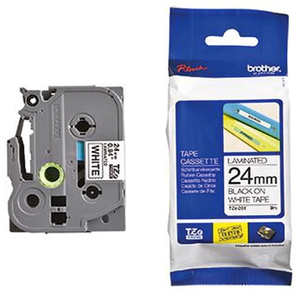 Cinta Adhesiva para Etiquetas Brother P-touch TZe-251 Blanca/Negra, 24 mm x 8 m, para Oficina - Product Image 3