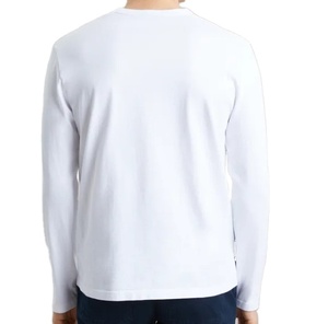 Camisetas de Manga Larga para Hombre, Personalizadas OEM, Unisex, Corte Regular, Algodón Premium con Spandex, Tejido de Punto, con Color y Logotipo Personalizables - Product Image 2