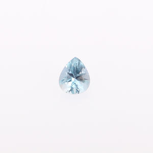 Natural Brazilian <b>Aquamarine</b> 5x4mm Pear Cut 0.50 Cts Loose Gemstone for Jewelry Making - Product Image 1