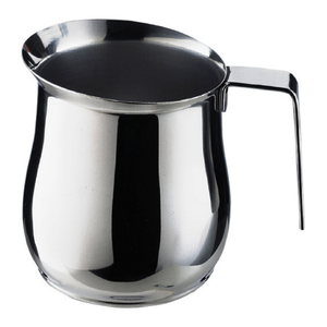 ALPI Polished Chrome 0154001 Bouilloire à lait double paroi en acier inoxydable 150 ml, idéale pour 1 tasse - Product Image 2