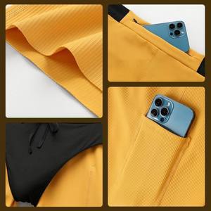 Men Sports Compression Shorts Rib Nylon Spandex Shorts Solid Gym Active Cycling <b>Running</b> Tight ShortsDDP shipping - Product Image 5