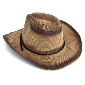 Sombrero de vaquero de cuero con logotipo personalizado, sombrero reversible de diseñador plegable unisex en negro, etiqueta privada barata para uso deportivo - Product Image 6
