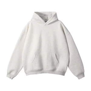 Sweat à capuche Streetwear ODM OEM personnalisé de haute qualité pour hommes | Pull vierge décontracté à imprimé polaire 480gsm 100% coton - Product Image 2