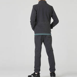 Chándal para niños de 2 piezas personalizado de alta calidad con cremallera patrón sólido ropa informal para niños - Product Image 6