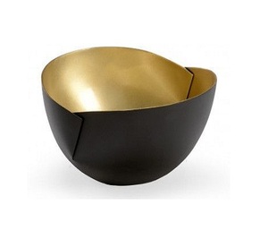 Bol de chocolats de forme ronde de haute qualité dans un bol de service à salade martelé en fer pour une utilisation dans un hôtel et un restaurant - Product Image 6