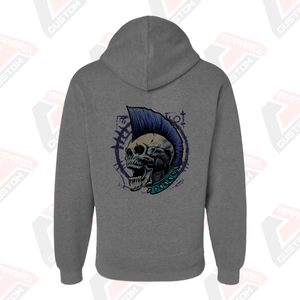 Sudaderas de algodón 100% para hombre con logotipo personalizado Sudaderas con capucha de invierno con hombros caídos de peso pesado Diseño bordado Liso teñido Sin cuerdas - Product Image 2