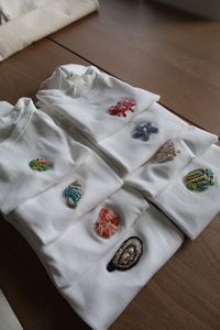 Breloques de sac brodées de perles de rocaille de haute qualité pour femmes, style moderne, pour sacs à main - Product Image 4