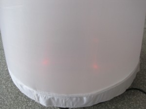 <b>Inflatable</b> Air Tube Balloon with LED Light Inside Built-In Fan Over 12ft Dimensions for Promotional Events - Product Image 2