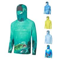 Hoodie de pêche unisexe à manches longues SMART Custom UV Performance UPF 50 Dry-Fit en Spandex/Polyester respirant, imprimé et personnalisable
