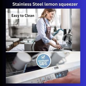 อุปกรณ์ผักผลไม้ขนาดใหญ่ที่คั้นด้วยมือทำจากสเตนเลสสตีลทนทานทนทาน - Product Image 2