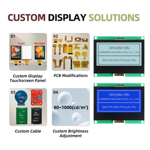 Công nghiệp cấp 128x64 4 pins Dot Matrix LCD st7567s I2C giao diện màu đen màu xanh xám phim độ phân giải cao đồ họa LCD module - Product Image 5