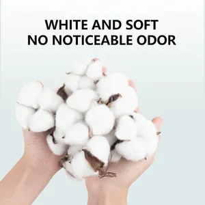 Cina produttore a basso prezzo 100% cotone batuffoli di cotone assorbenti